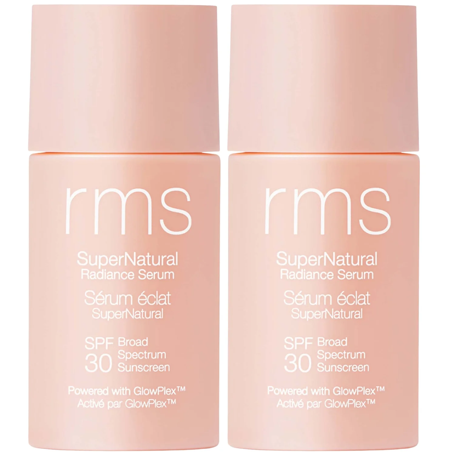 RMS Beauty SuperNatural Radiance Serum Broad Spectrum SPF 30 Sunscreen Duo (Worth $98) Light Aura