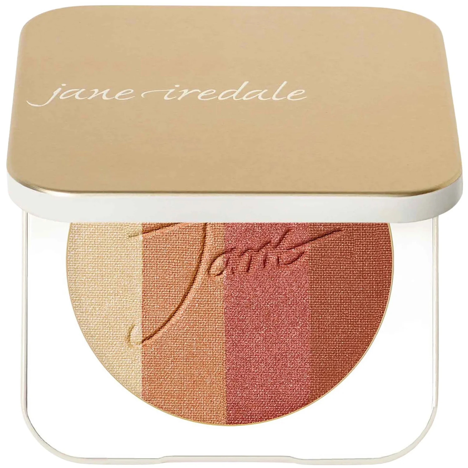jane iredale Gold Refillable Compact and PureBronze Shimmer Bronzer Refill 0.9g (Various Shades) Copper Dusk