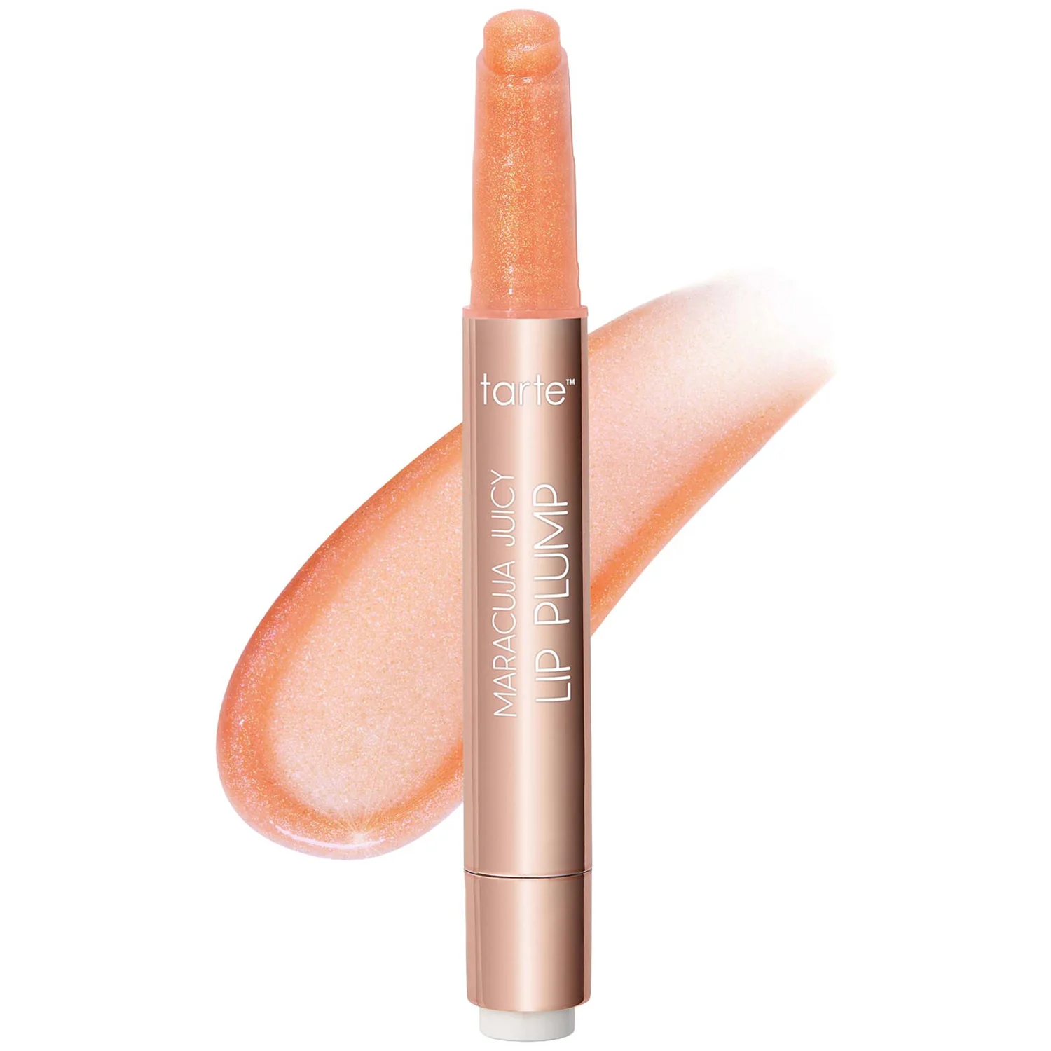 tarte Maracuja Juicy Lip Hydrating Plump Shimmer Glass 2.7g (Various Shades) Peach
