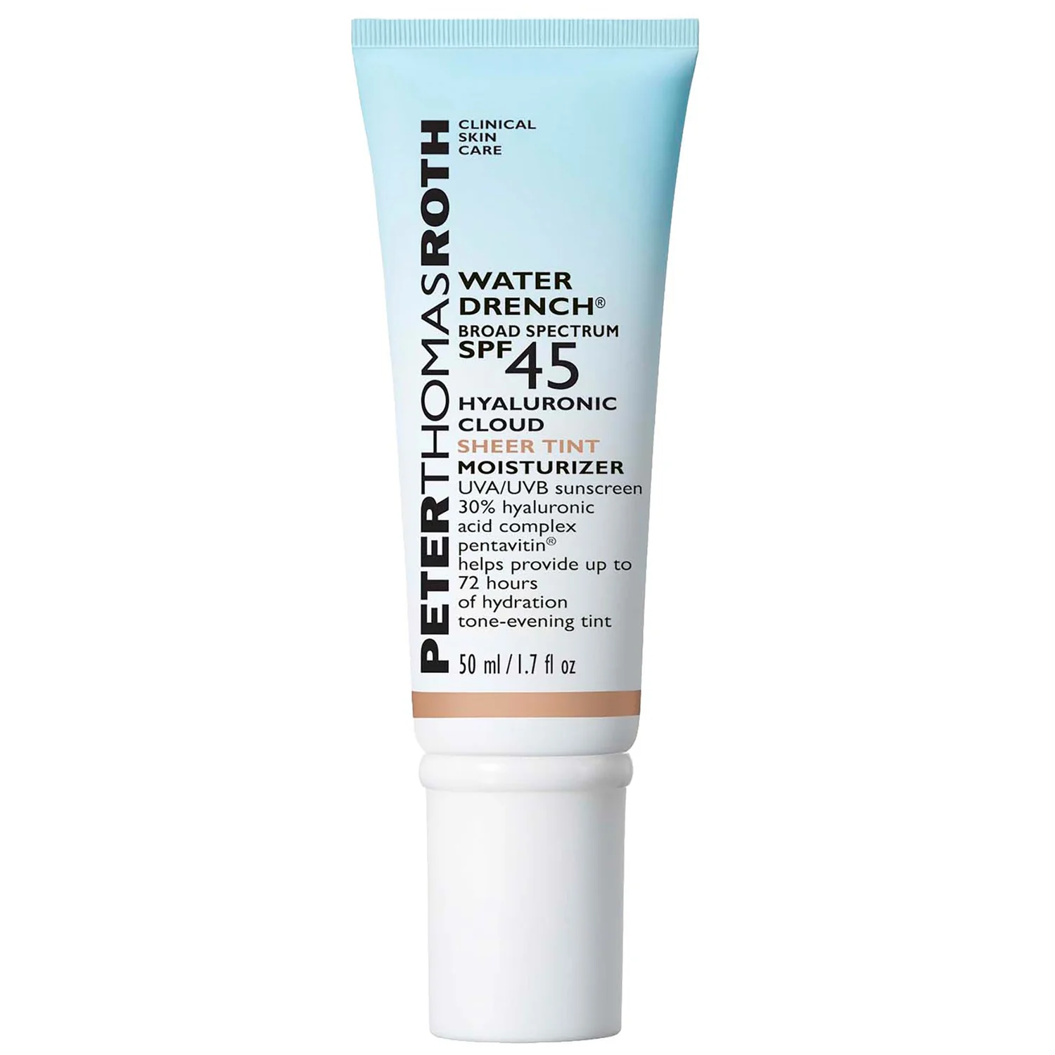 Peter Thomas Roth Water Drench Broad Spectrum SPF 45 Hyaluronic Sheer Tint Moisturiser 50ml