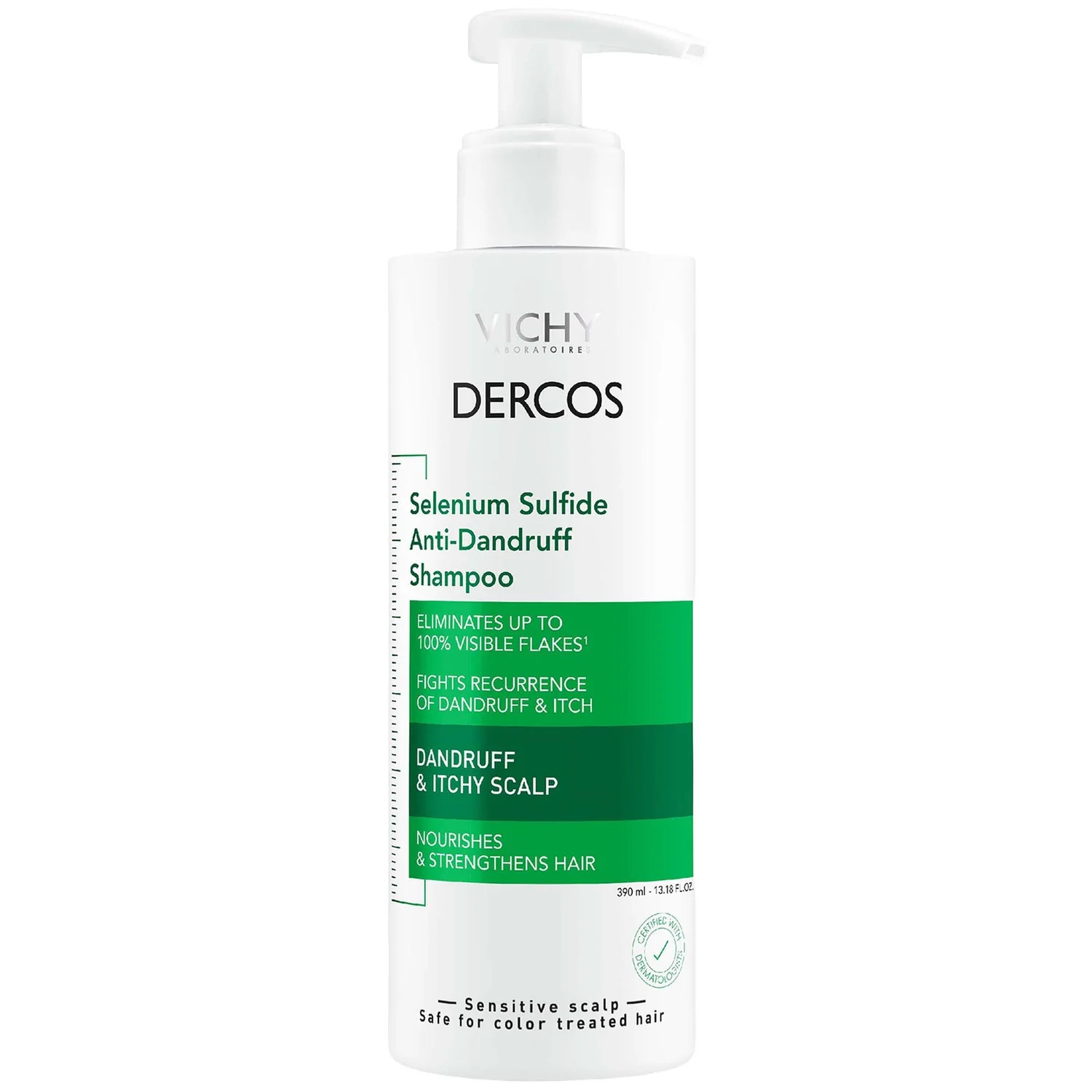 Vichy Dercos Selenium Sulfide Anti-Dandruff Shampoo (Various Sizes)
