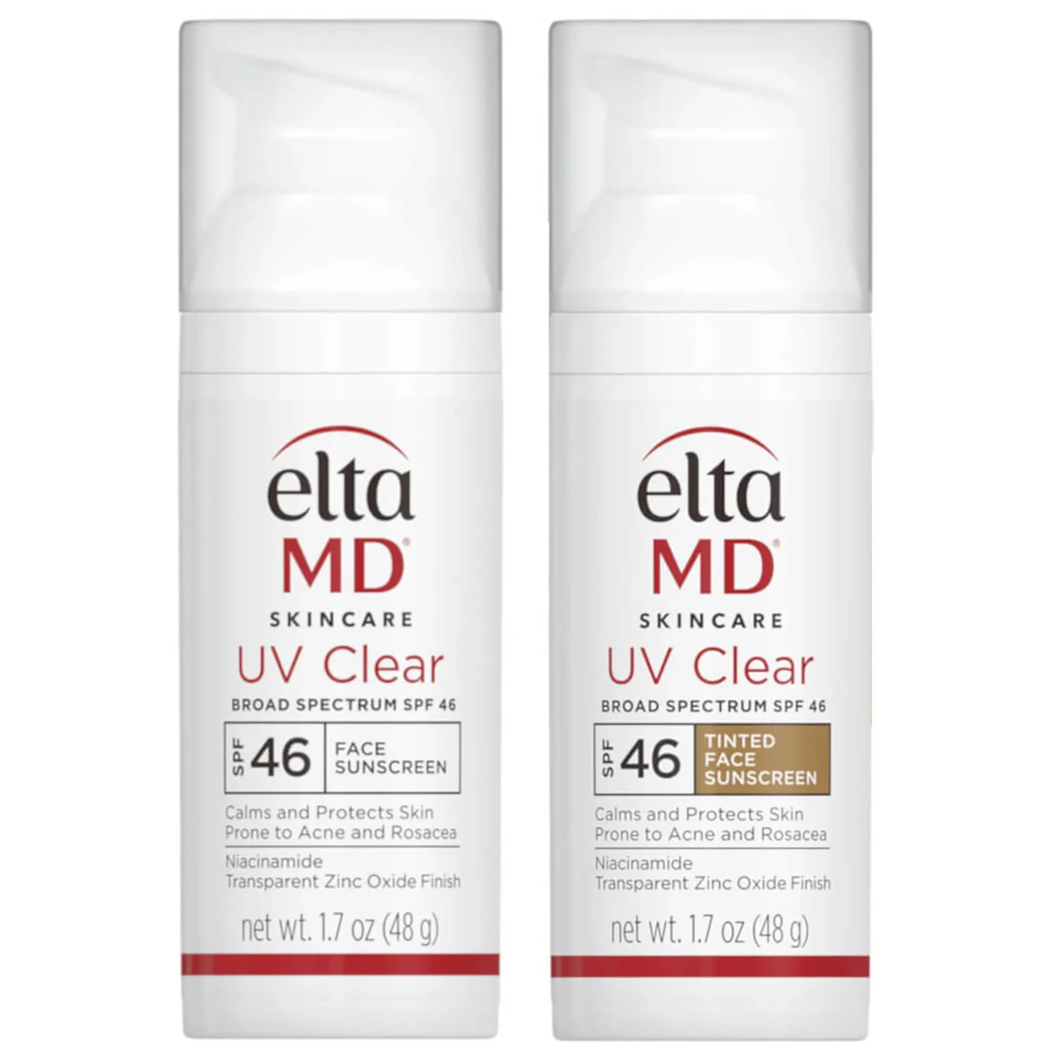 EltaMD Exclusive UV Clear Tinted and Untinted Duo ($92 Value)