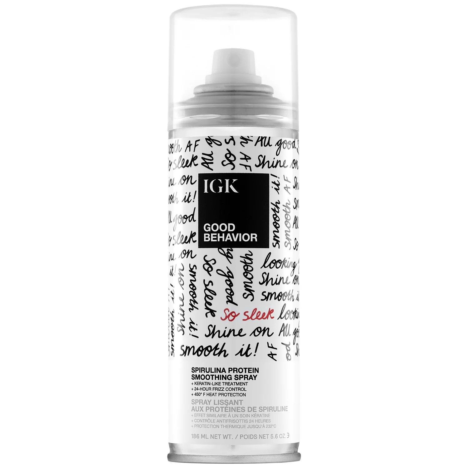 IGK Good Behavior Spirulina Protein Smoothing Spray 165ml