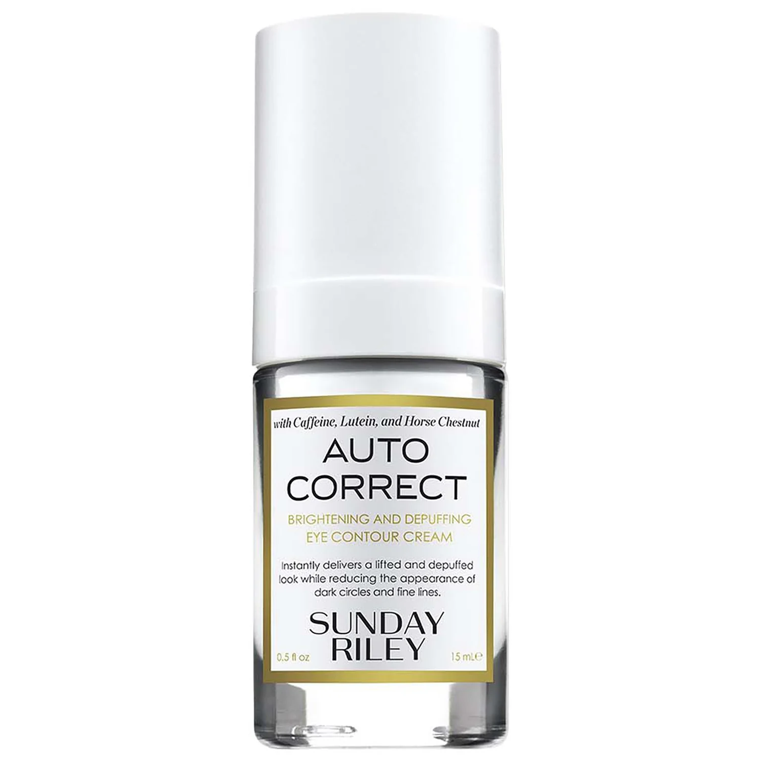 Sunday Riley Auto Correct Brightening and Depuffing Eye Contour Cream 0.5 fl. oz.