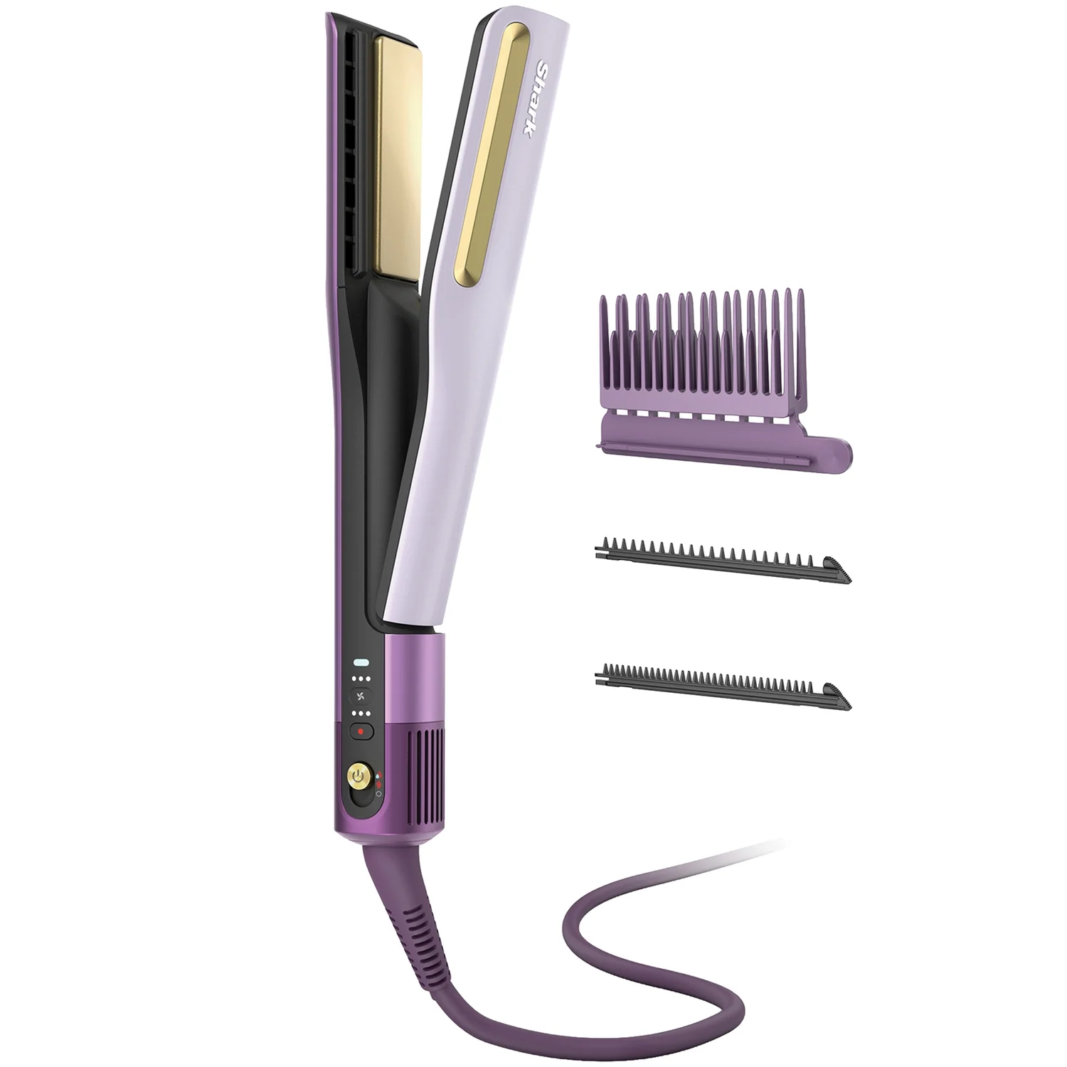 SHARK SilkiPro™ Straight Wet to Dry Straightener + Rapid Blow Dryer - Plum Satin