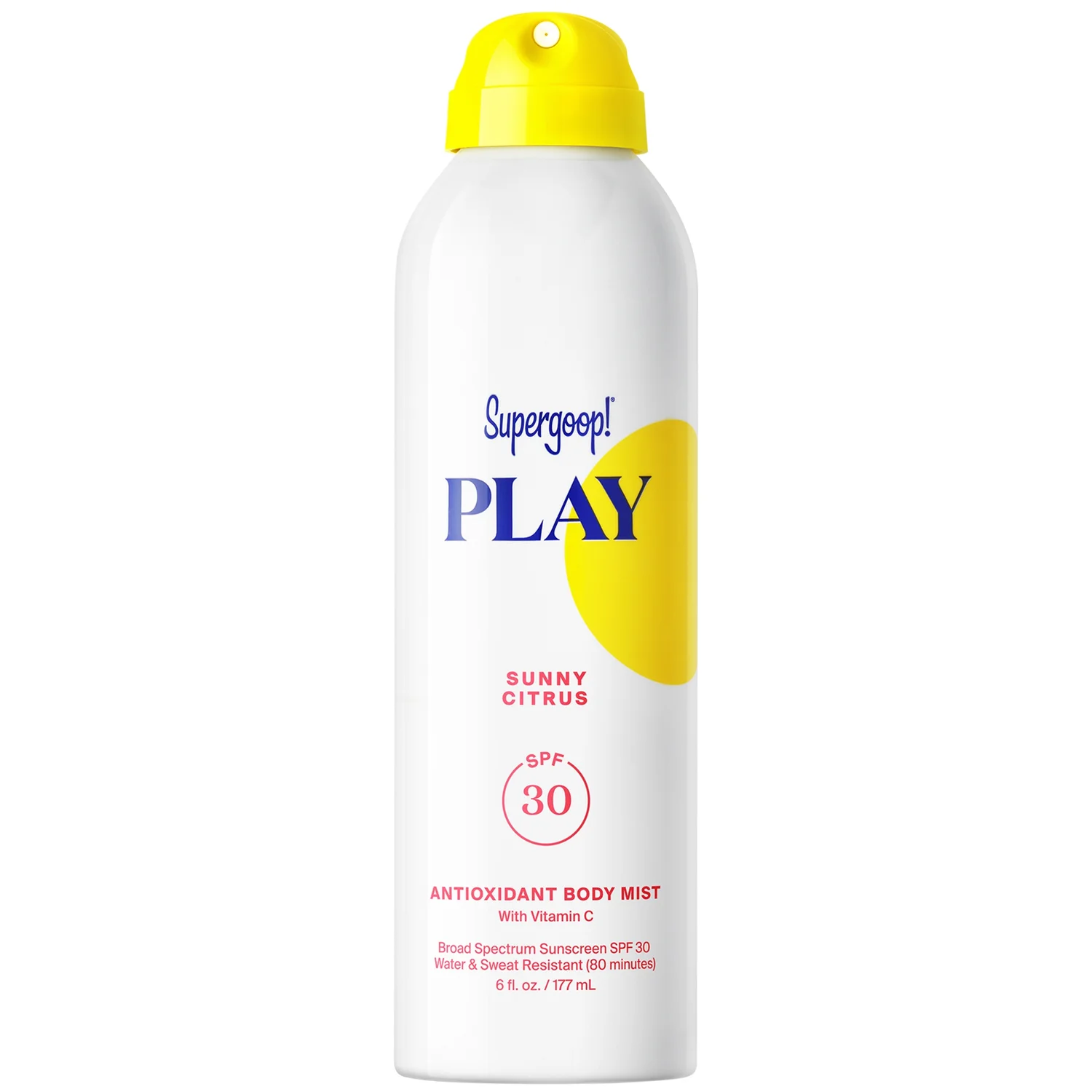 Supergoop! PLAY Antioxidant Body Mist SPF 50 with Vitamin C 177ml (Various Scents)