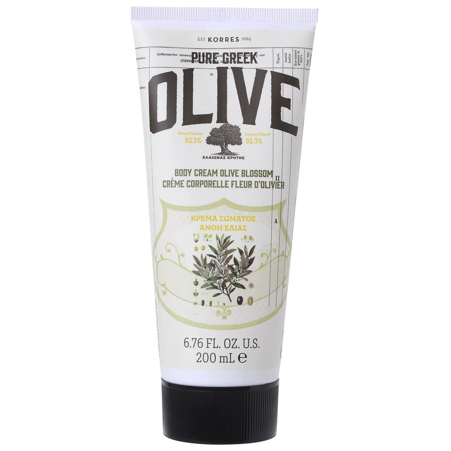 KORRES Pure Greek Olive Body Cream Olive Blossom 200ml