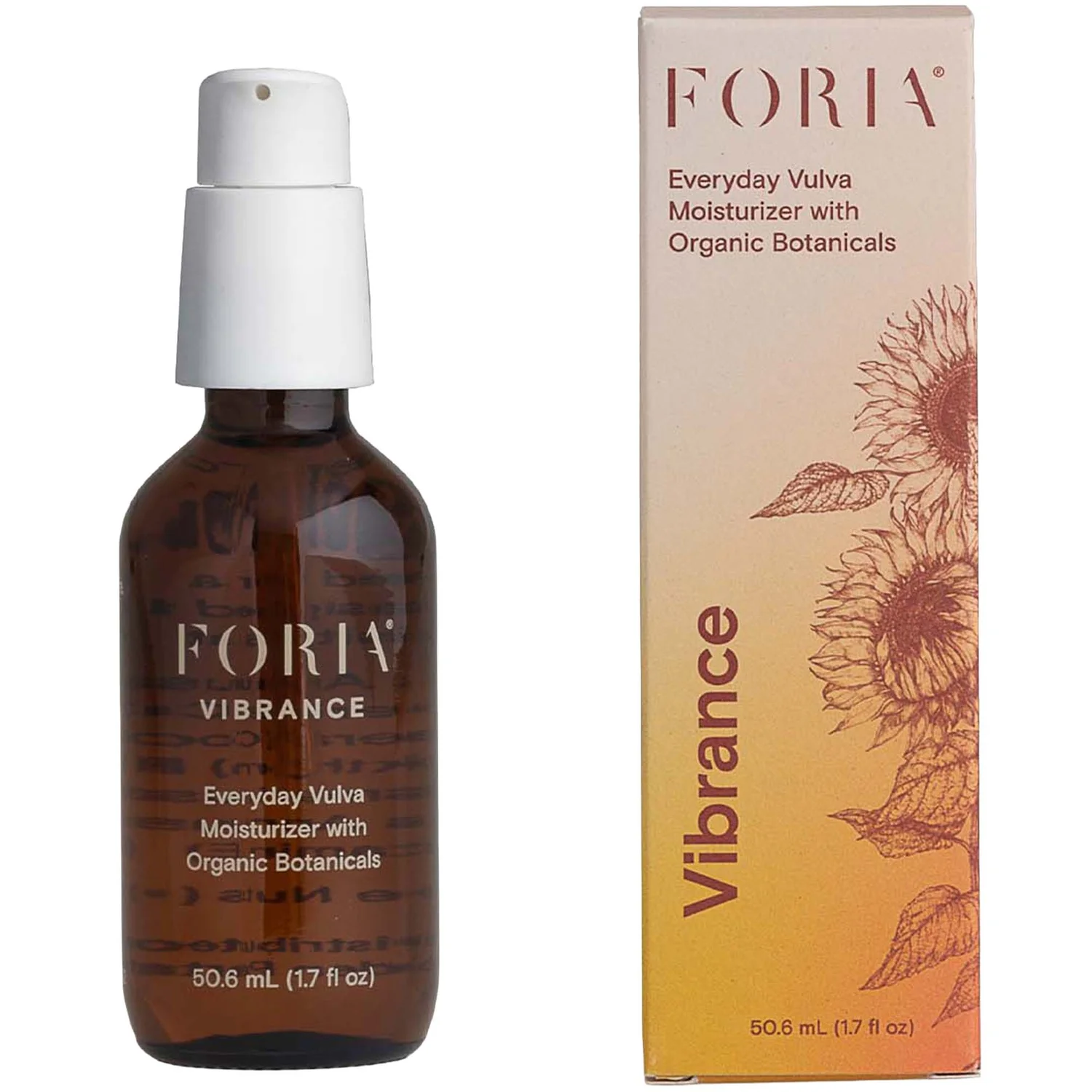 Foria Vibrance Everyday Vulva Moisturizer with Organic Botanicals 10 fl oz