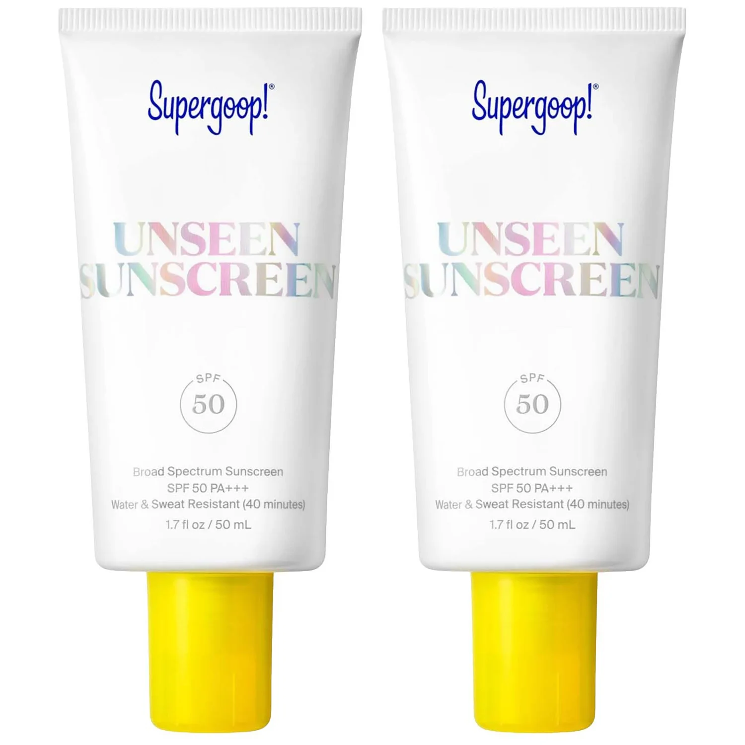 Supergoop! Unseen Sunscreen SPF 50 Duo