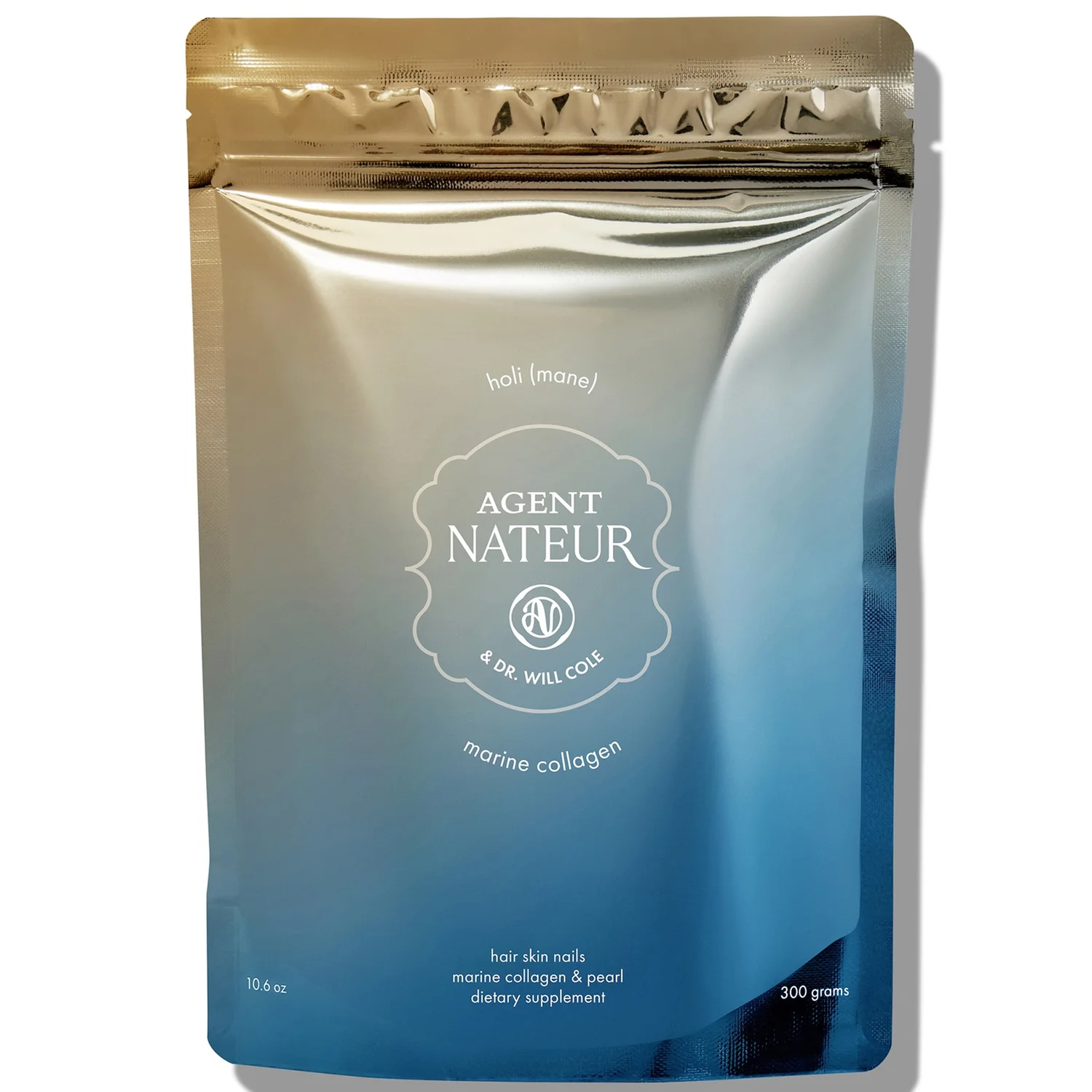 AGENT NATEUR Holi(mane) Hair Skin Nails 2 Daily Supplements Combined
