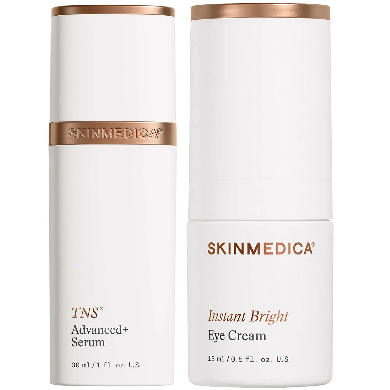 SkinMedica TNS Advanced+ and Instant Bright Eye Cream Duo