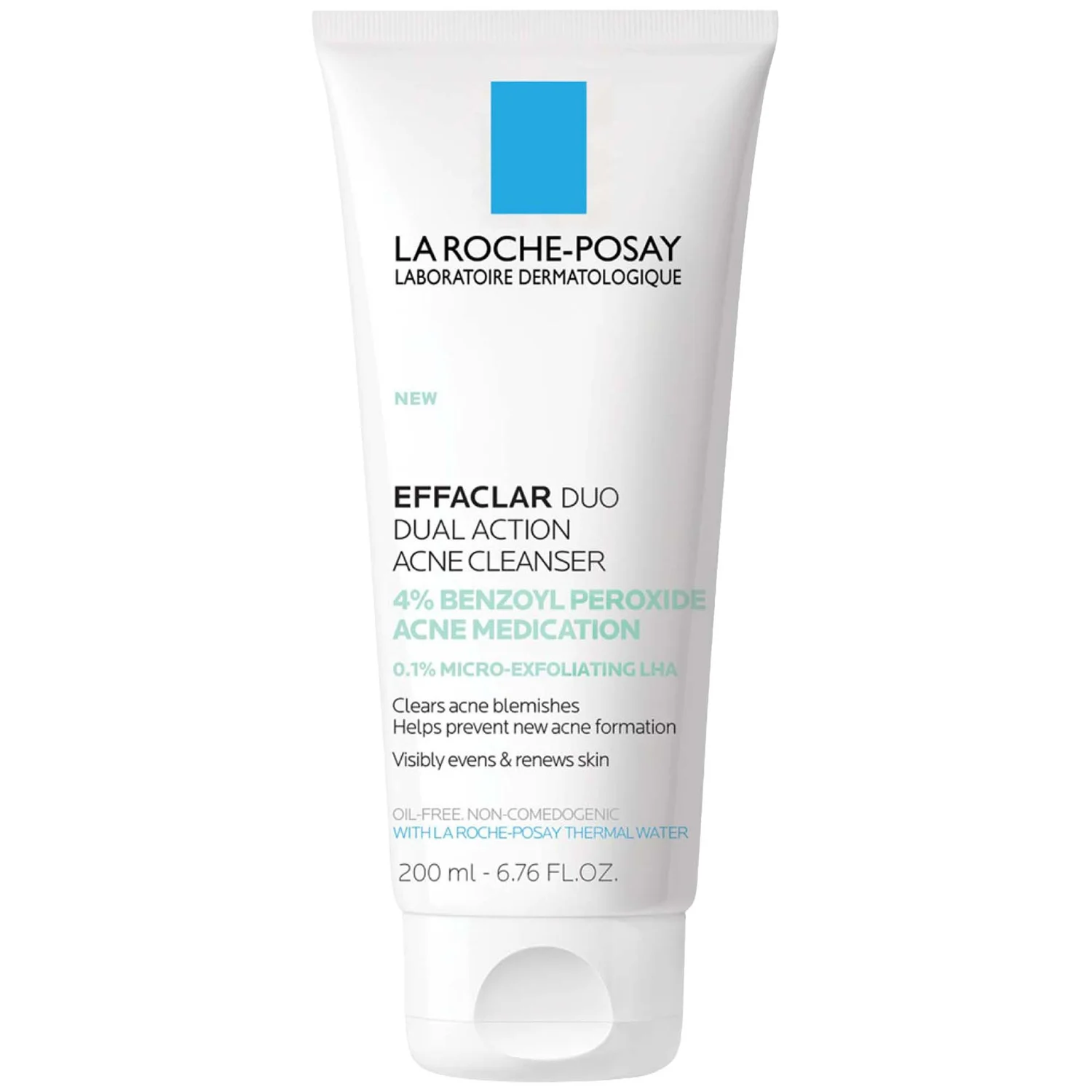 La Roche-Posay Effaclar Acne Face Wash With 4% Benzoyl Peroxide (6.76 fl. oz.)