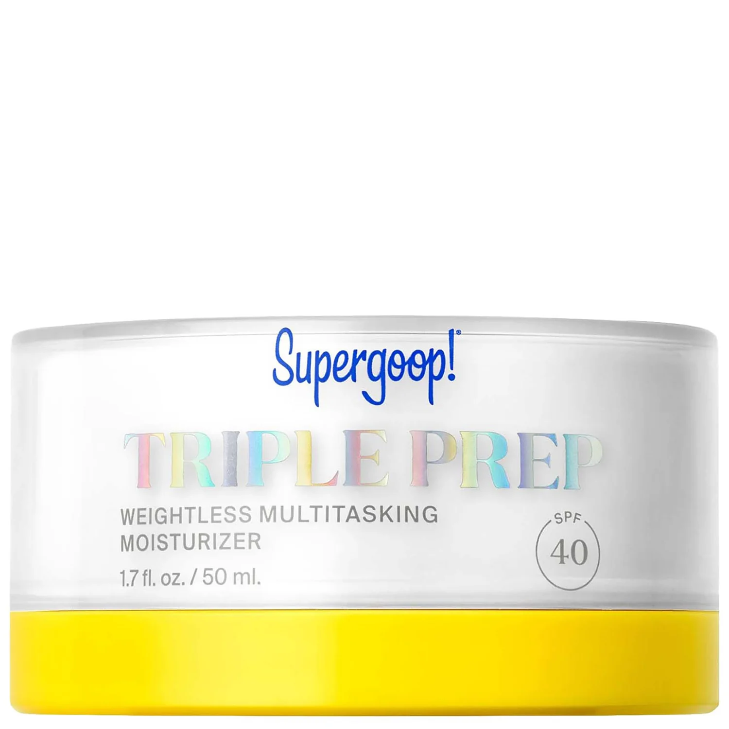 Supergoop! Triple Prep Weightless Daily Moisturiser SPF 40 50ml