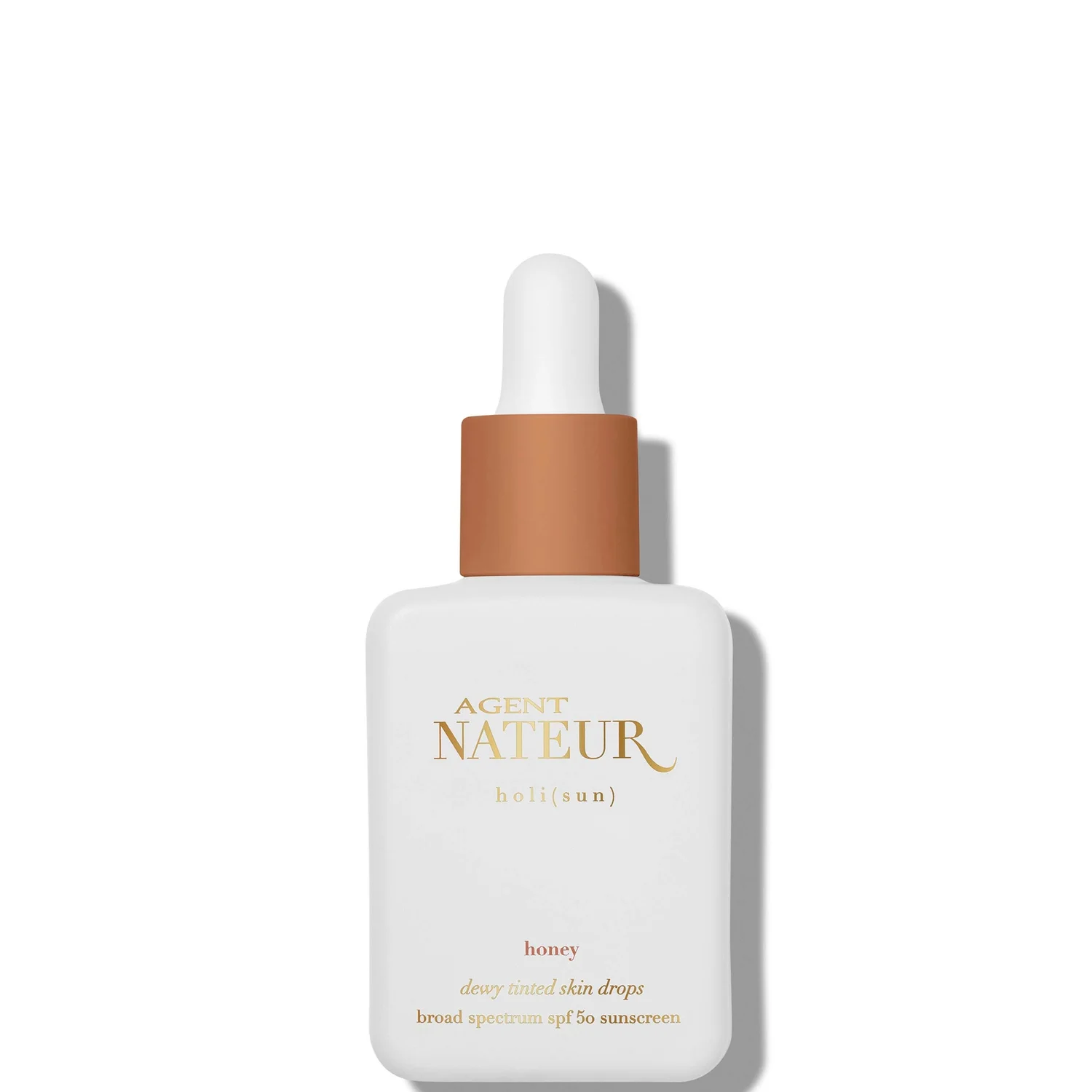 AGENT NATEUR Holi (Sun) SPF 50 Dewy Tinted Skin Drops 30ml (Various Shades) Honey