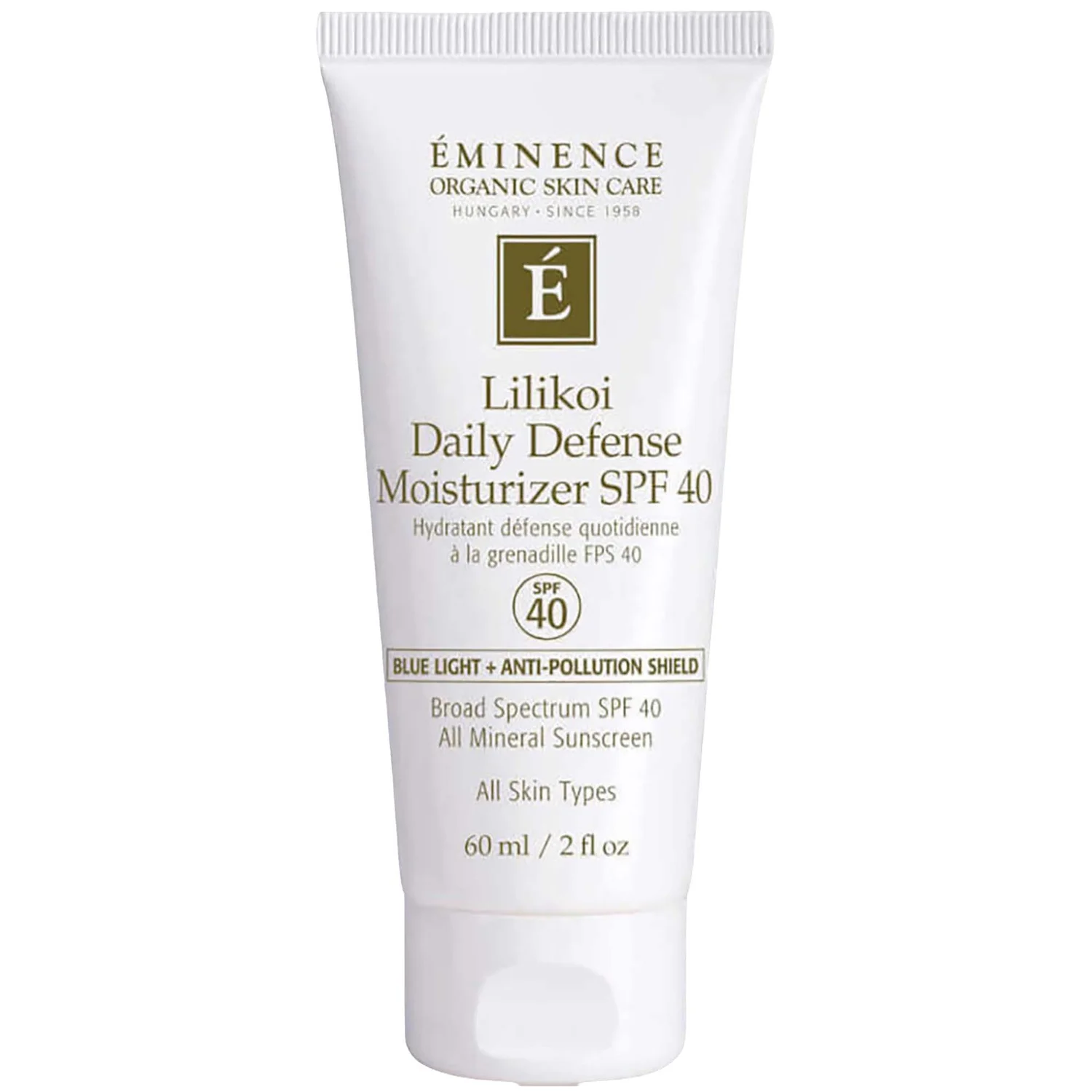 Eminence Organic Skin Care Lilikoi Daily Defense Moisturizer SPF 40