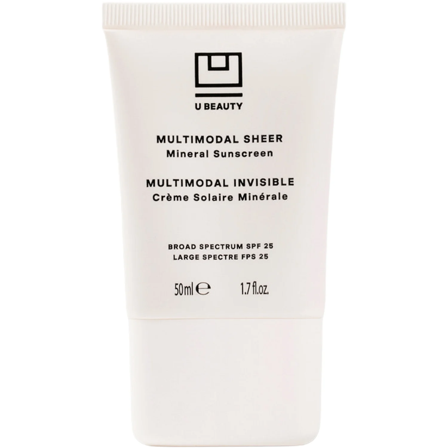 U Beauty Multimodal Sheer Mineral Sunscreen SPF 25