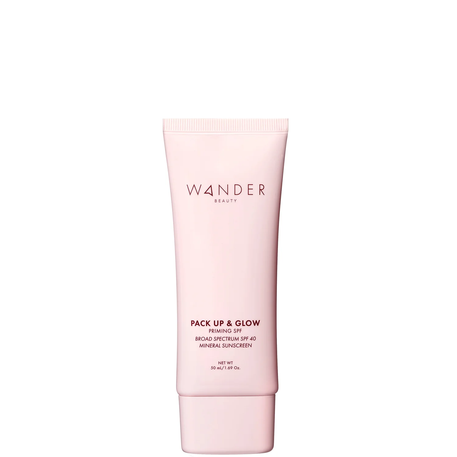 Wander Beauty Pack Up and Glow Priming SPF 40 Mineral Sunscreen