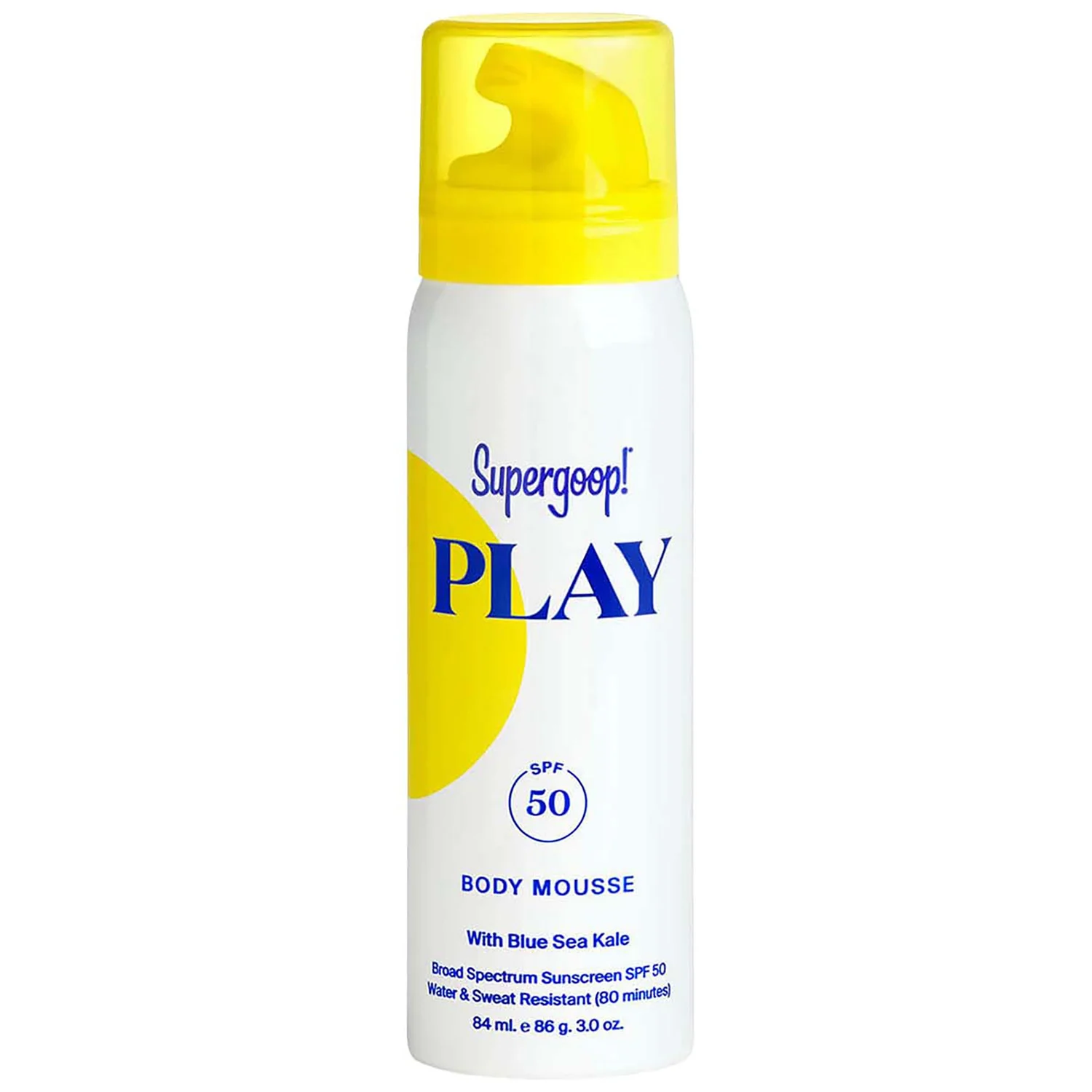 Supergoop! ® PLAY Body Mousse SPF 50 with Blue Sea Kale 3 oz.