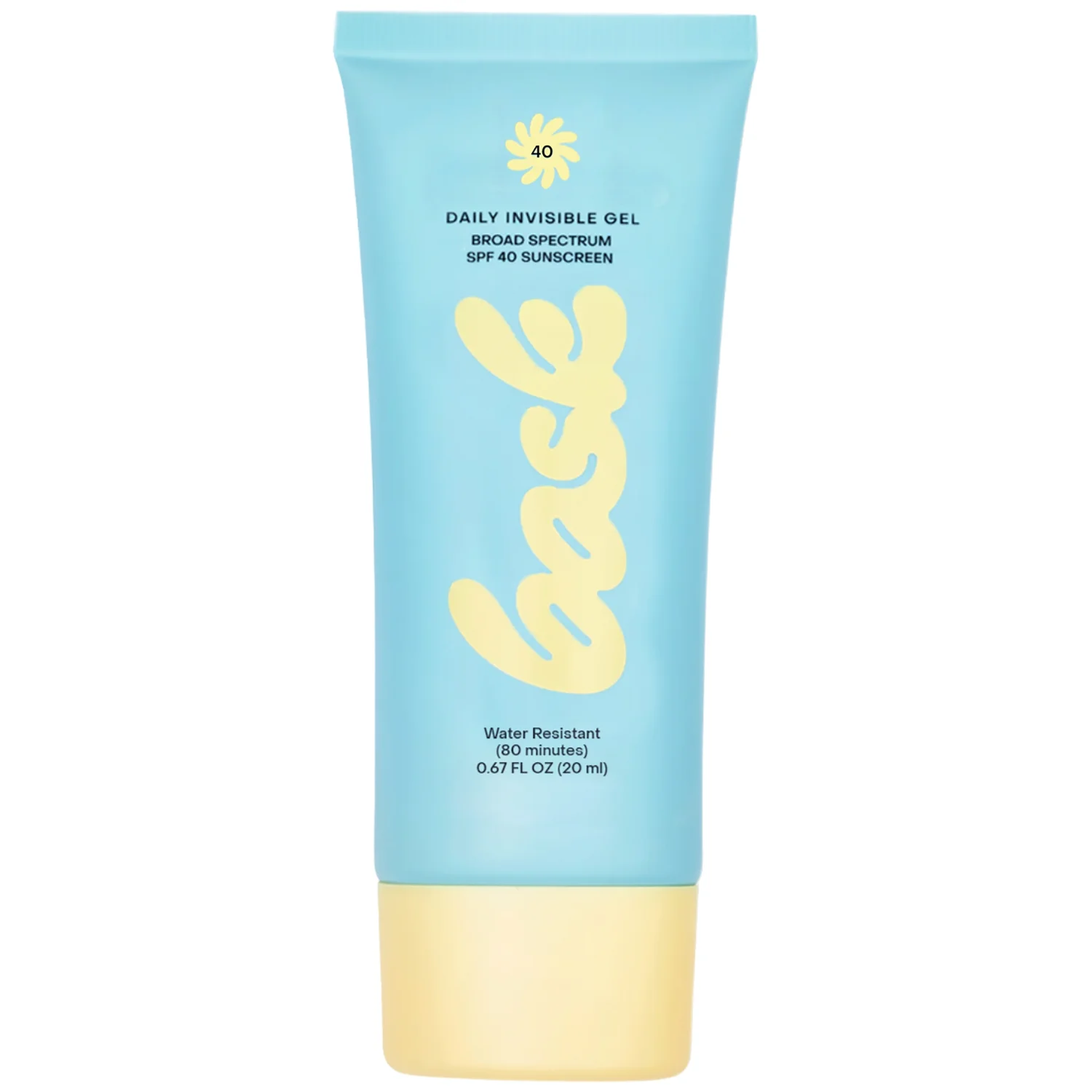 Bask Suncare Daily Invisible Gel SPF 40 20ml (Worth $20.00)
