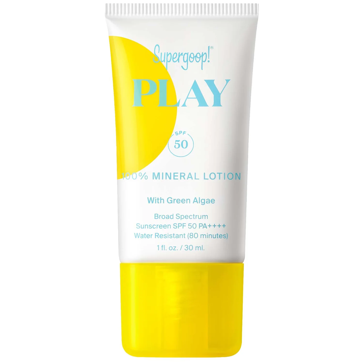 Supergoop! PLAY 100% Mineral Lotion SPF50 with Green Algae 1 fl. oz
