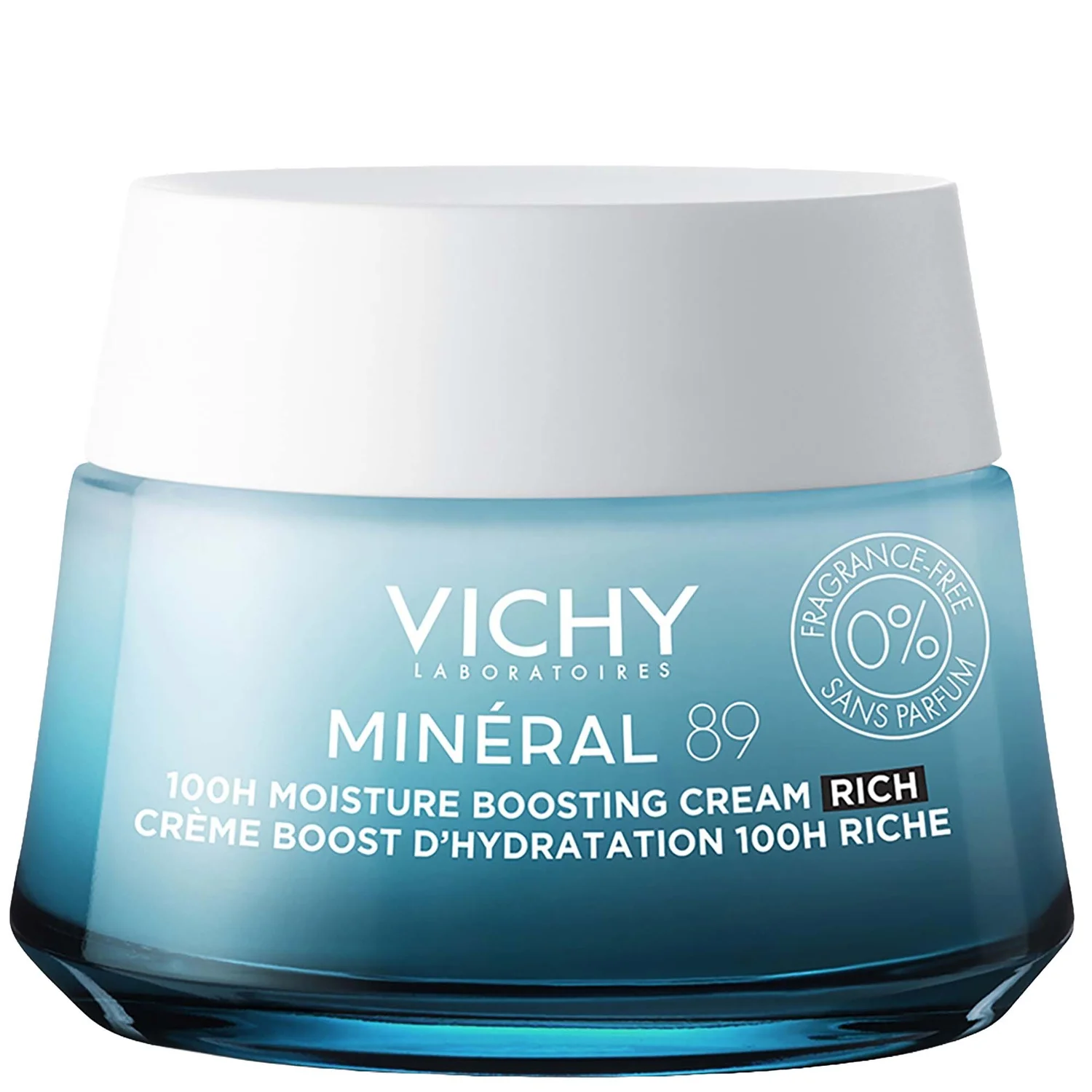 Vichy Mineral 89 100H Moisture Boosting Fragrance Free Rich Cream (1.69 fl. oz.)