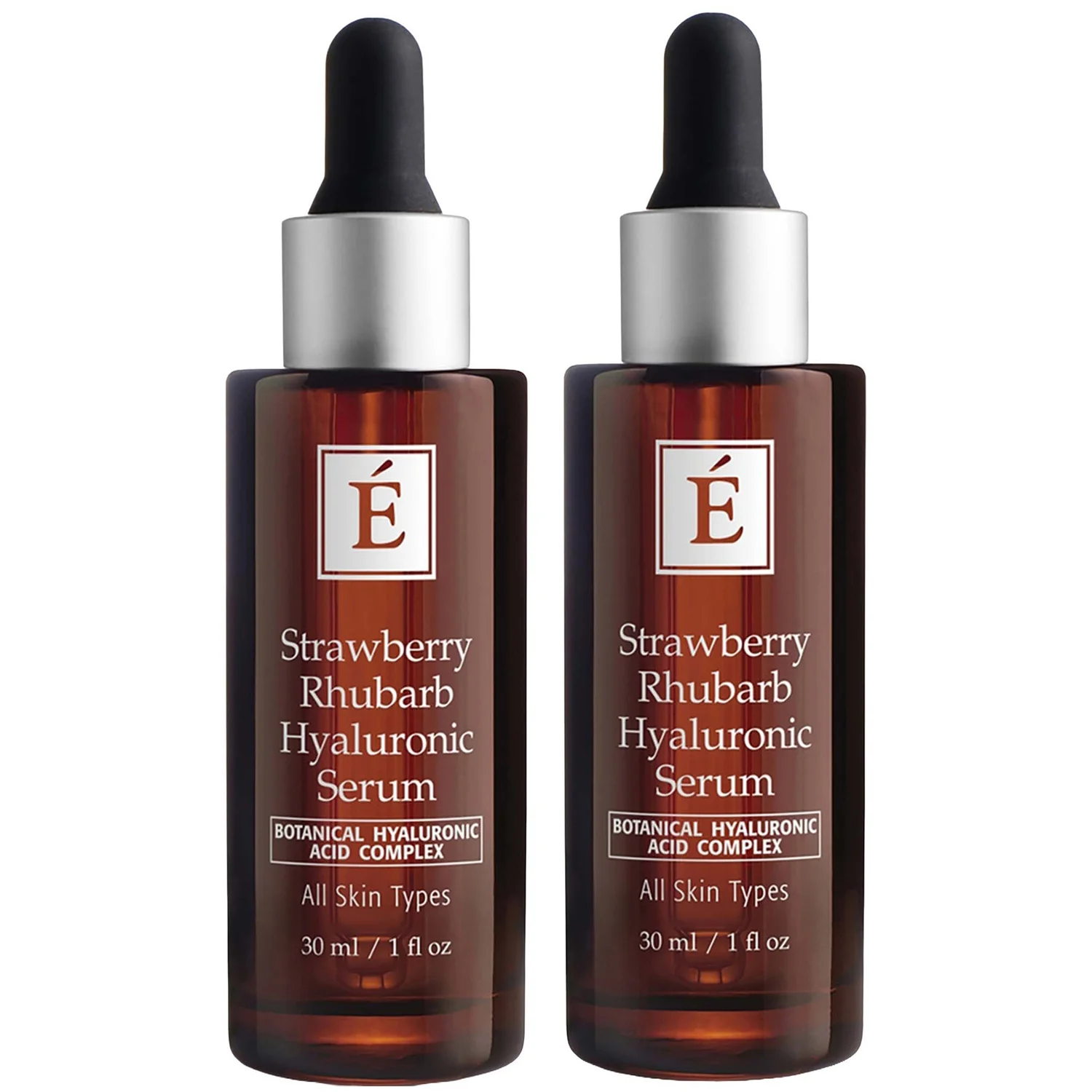 Eminence Organic Skin Care Strawberry Rhubarb Hyaluronic Serum Duo