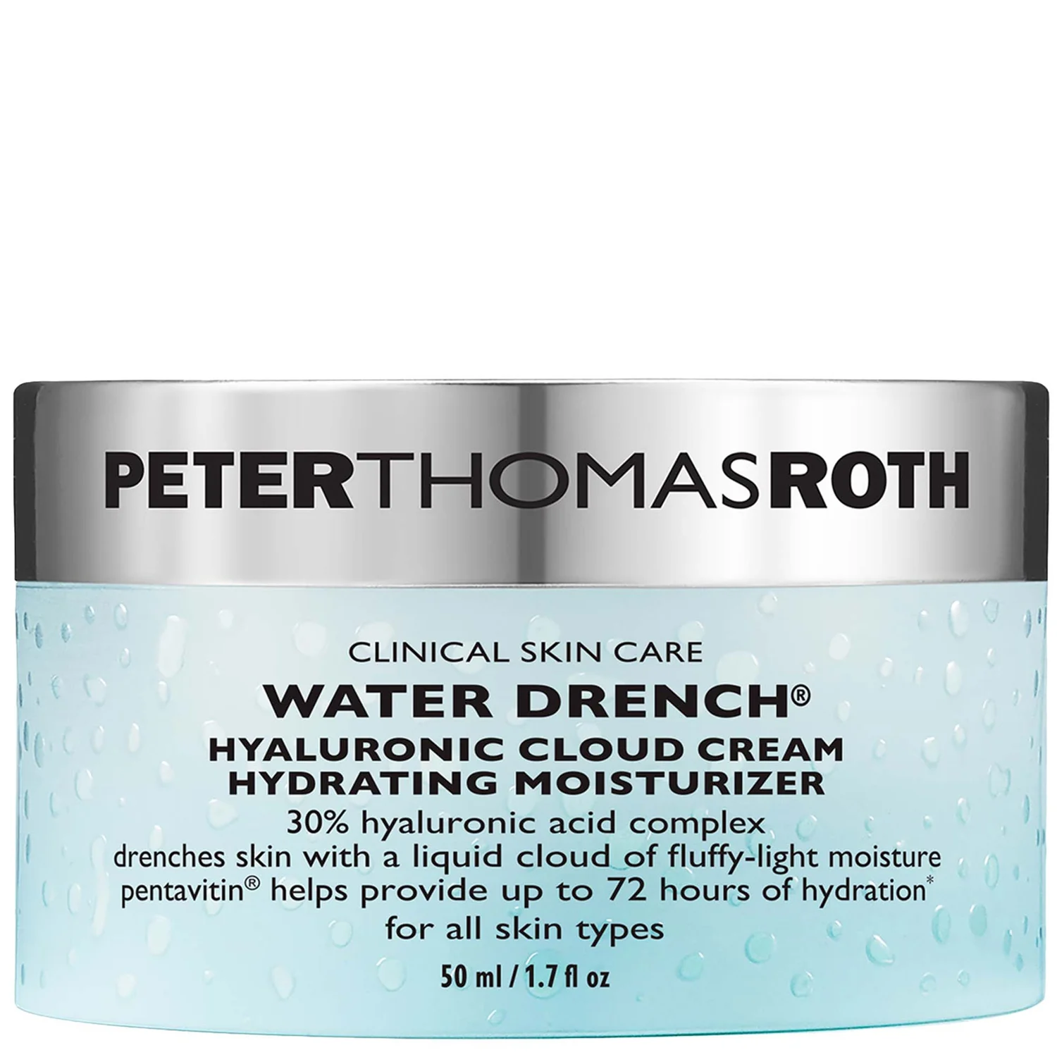 Peter Thomas Roth Water Drench® Hyaluronic Cloud Cream Hydrating Refillable Moisturizer (1.7 oz)