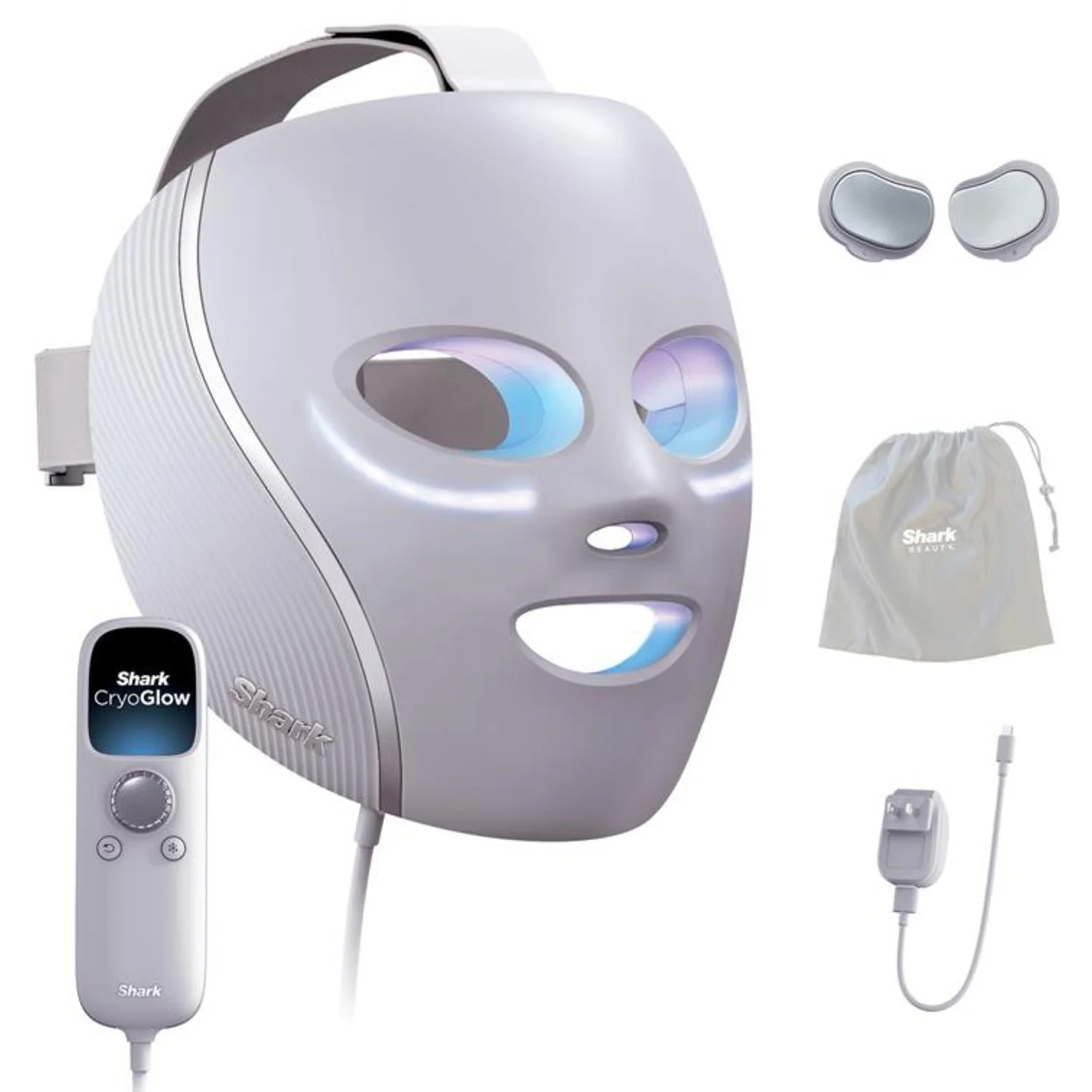 SHARK CryoGlow™ LED Face Mask in Blue Chill Lilac Chill
