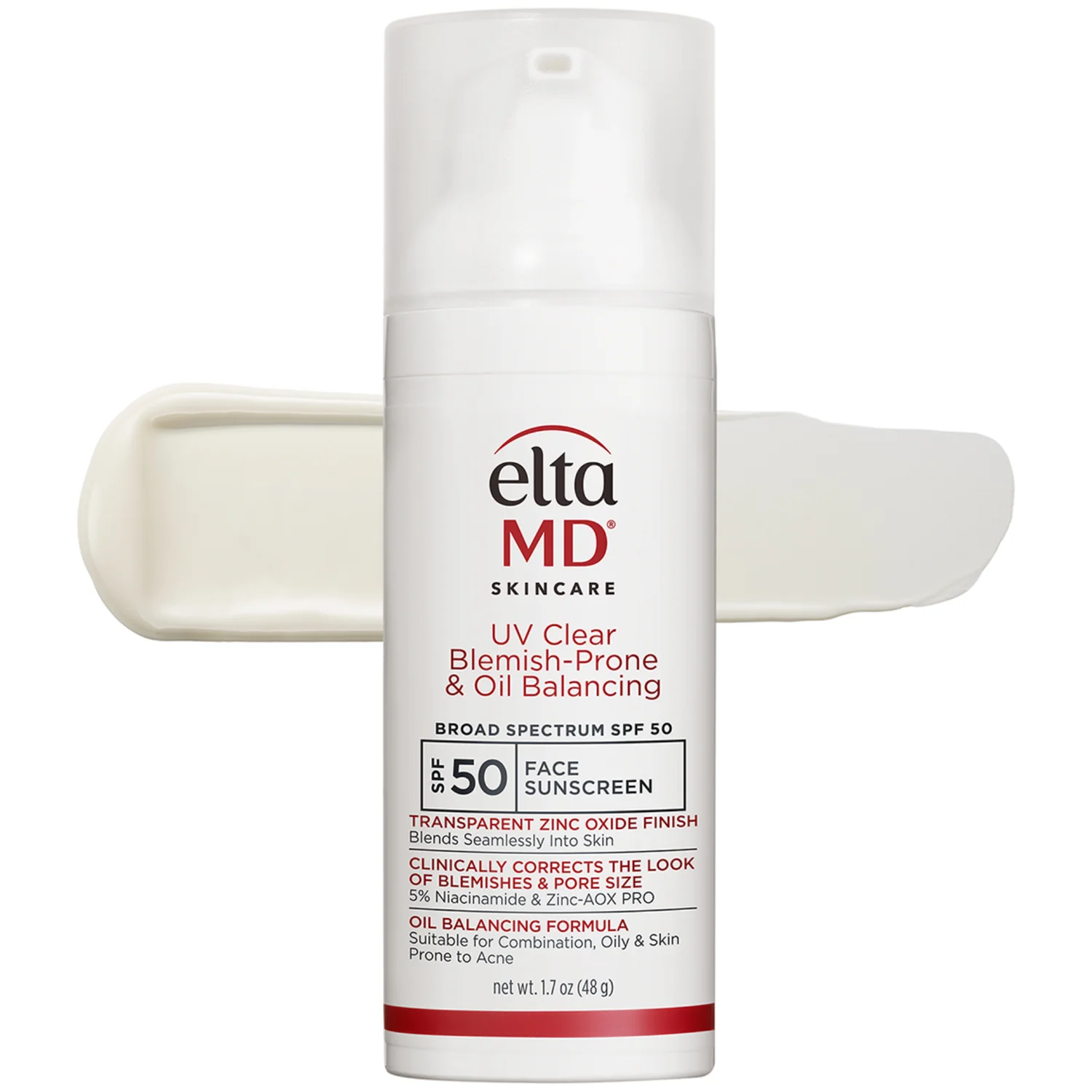 EltaMD UV Clear Acne Blemish-Prone & Oil Balancing SPF 50 (1.7 fl. oz.)
