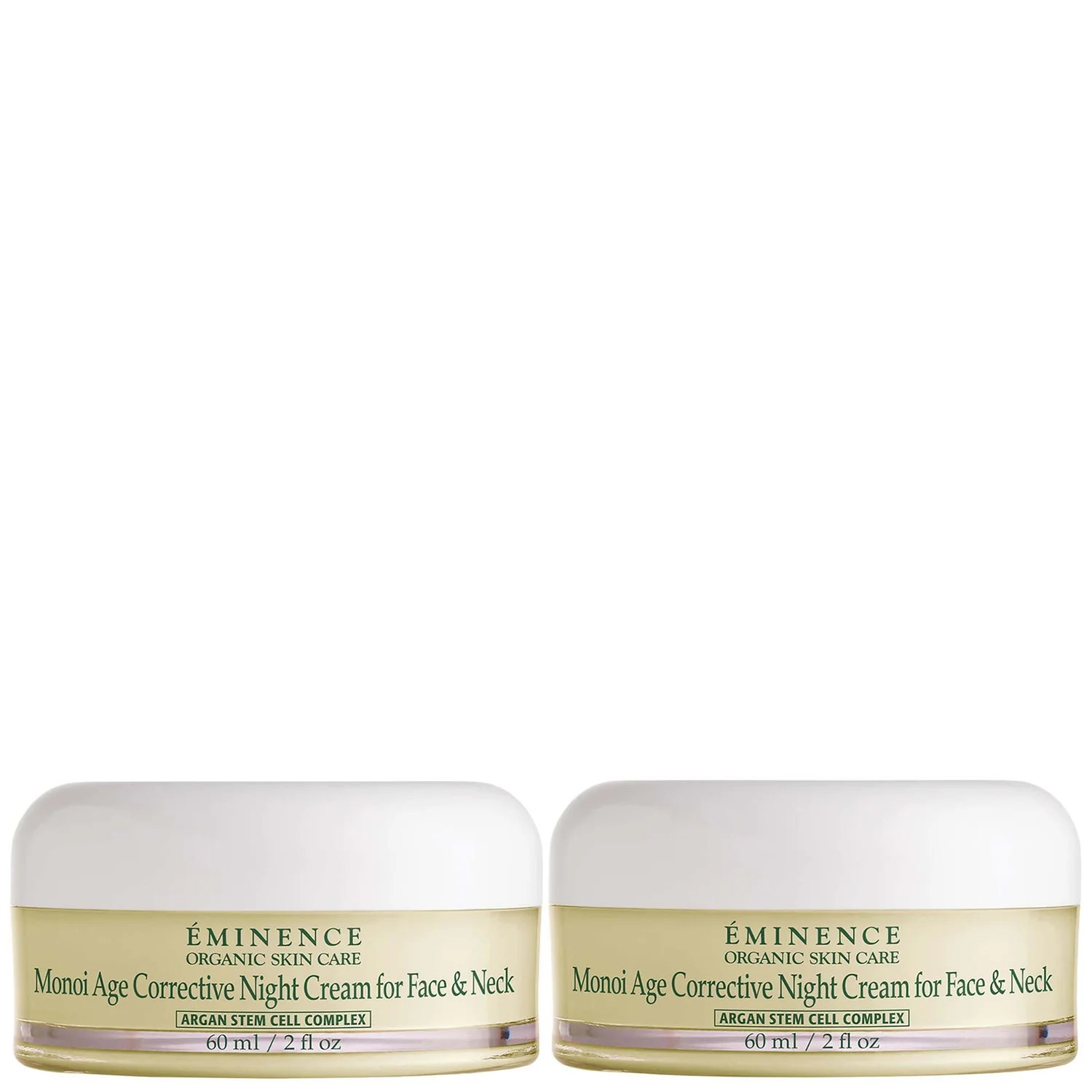 Eminence Organic Skin Care Monoi Age Corrective Night Cream Duo
