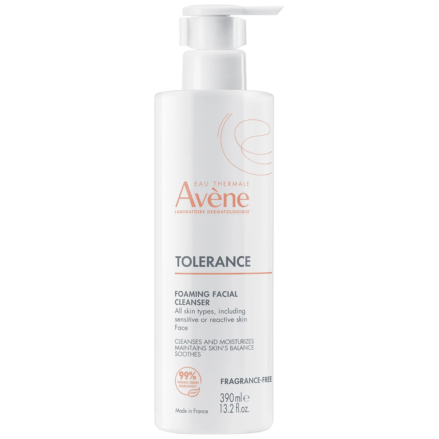 Avène Tolerance Foaming Facial Cleanser 13.2 fl.oz.