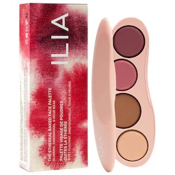 ILIA The Ethereal Baked Face Palette - Bronzer, Highlighter & Blush With 8-Hour Wear - Coastal Bloom